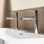 Mitigeur de lavabo à une poignée LAUFEN PURE avec vidage - vue détaillée