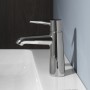 Mitigeur de lavabo à une poignée LAUFEN PURE avec vidage - vue technique