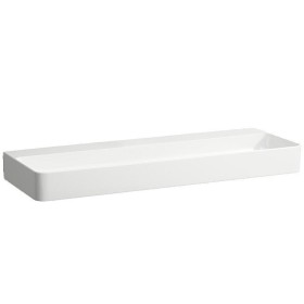 Lavabo LAUFEN Val, encastrable 120 x 42 cm, sans trou de robinet, sans trop-plein