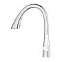 Rubinetto monocomando per lavello GROHE Zedra - vista tecnica