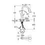 Rubinetto monocomando per lavello GROHE Zedra