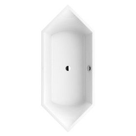 Villeroy & Boch Squaro Slim Duo Sechseckbadewanne 189,2 x 79,4 cm