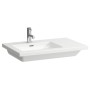 Vasque LAUFEN Living Square 75 x 48 cm avec 1 trou de robinet, tablette à droite
