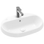 Villeroy & Boch Architectura Lavabo incasso 60 x 45 x 17 cm, ovale, con troppopieno, non levigato - vista tecnica