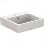Lavabo Duravit Vero 50 cm avec 1 trou de robinet brossé