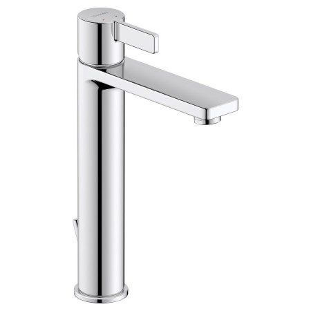 Miscelatore monocomando per lavabo Duravit D-Neo L con asta di scarico