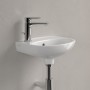 Lavabo Villeroy & Boch O.novo 36 x 27,5 cm, con troppopieno e foro rubinetto a sinistra