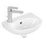 Lavabo Villeroy & Boch O.novo 36 x 27,5 cm, con troppopieno e foro rubinetto a sinistra - vista dettagliata