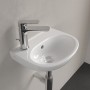 Lavabo Villeroy & Boch O.novo 36 x 27,5 cm, con troppopieno e foro rubinetto a sinistra - vista dettagliata
