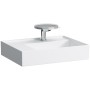 Vasque LAUFEN Kartell 60 x 46 cm, avec tablette à gauche, avec 1 trou de robinet