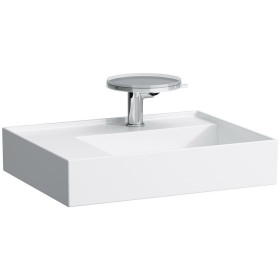 Vasque LAUFEN Kartell 60 x 46 cm, avec tablette à gauche, avec 1 trou de robinet