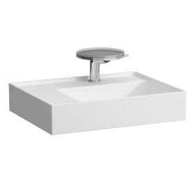 Vasque LAUFEN Kartell 60 x 46 cm, avec étagère à gauche, avec 1 trou de robinet