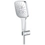 Set di montaggio a parete GROHE Rainshower SmartActive 130 Cube, 3 modalità di getto - vista tecnica