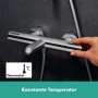 hansgrohe Ecostat Element Wannenthermostat Aufputz - technische Ansicht