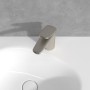 Robinet de lavabo monocommande Villeroy & Boch Antao avec bonde Push-Open - vue technique