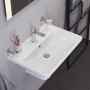 Lavabo Duravit D-Neo 65 cm, avec 1 trou de robinet et trop-plein