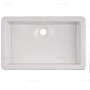 Lavabo à poser Duravit Vero 60 cm sans trou de robinet finition brossée - vue détaillée