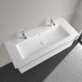 Mobile lavabo Villeroy & Boch Venticello 120 x 50 cm con 2 fori per rubinetti