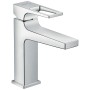 Mitigeur de lavabo monocommande hansgrohe Metropol 110 avec poignée en forme de levier et bonde à tirette
