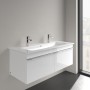 Mobile lavabo Villeroy & Boch Venticello 120 x 50 cm con 2 fori per rubinetti - vista tecnica