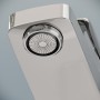 VitrA Root Square Einhebel-Waschtischmischer M mit Ablaufgarnitur - technische Ansicht