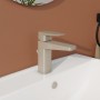 VitrA Root Square Einhebel-Waschtischmischer M mit Ablaufgarnitur - technische Ansicht