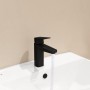 VitrA Root Square Einhebel-Waschtischmischer M mit Ablaufgarnitur - Produktansicht