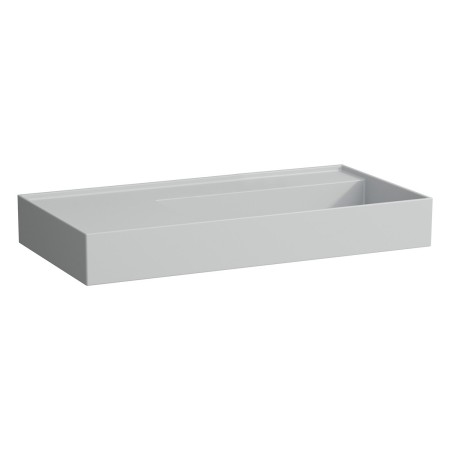 Vasque LAUFEN Kartell 90 x 46 cm, avec étagère à gauche, sans trou de robinet