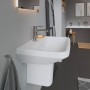 Lavabo Duravit DuraStyle 60 cm, avec 1 trou de robinet - vue technique