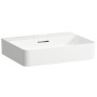Lavabo LAUFEN Val, encastrable 55 x 42 cm sans trou de robinet, avec trop-plein