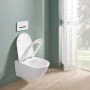 Pack combinato Villeroy & Boch Universo TwistFlush, sospeso, con TwistFlush - vista tecnica
