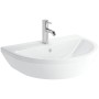 VitrA Integra Waschtisch 65 cm, mit Überlaufloch, 1 Hahnloch mittig - Detailansicht