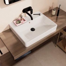 hansgrohe Xanuia Q Vasque à poser polie 600/480 sans trou de robinet avec trop-plein