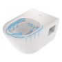 Duravit D-Neo Wand-WC-Set Rimles, Tiefspüler - Detailansicht