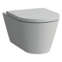 WC sospeso senza bordo LAUFEN Kartell, SilentFlush, EasyFit