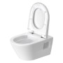 Duravit D-Neo Wand-WC-Set Rimles, Tiefspüler - Detailansicht