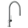 Rubinetto monocomando da cucina hansgrohe Talis M54 210, Eco, con doccetta estraibile, 2 getti