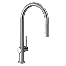 Rubinetto monocomando da cucina hansgrohe Talis M54 210, Eco, con doccetta estraibile, 2 getti