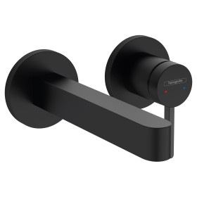 Robinet de lavabo encastré mural à levier unique hansgrohe Finoris 16,8 cm