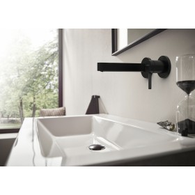 Robinet de lavabo encastré mural à levier unique hansgrohe Finoris 16,8 cm