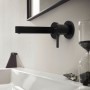 Robinet de lavabo encastré mural à levier unique hansgrohe Finoris 16,8 cm - photo produit