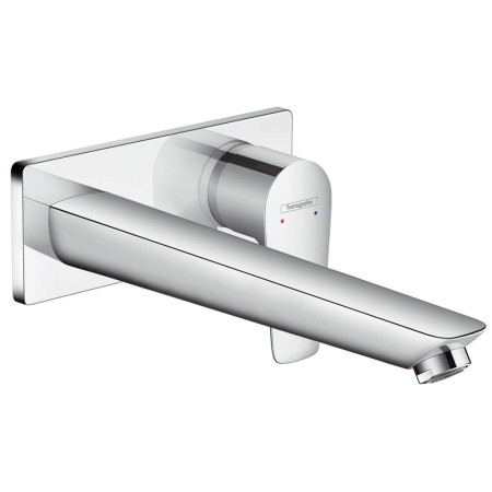 hansgrohe Talis E Mitigeur de lavabo mural encastré avec bec de 22,5 cm