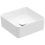 Villeroy & Boch Collaro Aufsatzwaschtisch 38 cm eckig ohne Überlauf, ohne Hahnloch