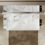 Lavabo hansgrohe Xelu Q 100 x 48 cm non poli, avec 2x 1 trou de robinet - photo produit