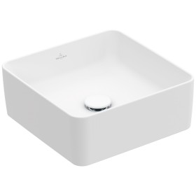 Villeroy & Boch Collaro Aufsatzwaschtisch 38 cm eckig ohne Überlauf, ohne Hahnloch