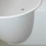 Vasca Duravit Luv versione a parete 180 x 95 cm - vista tecnica