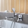 hansgrohe Metropol Einhebel-Wannenmischer Unterputz mit Bügelgriff - Detailansicht