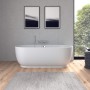 Vasca Duravit Luv versione a parete 180 x 95 cm - vista tecnica