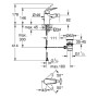 GROHE Swift Einhand-Bidetbatterie 1/2 - Produktansicht