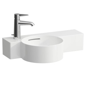 Lavabo LAUFEN Val 55 x 31,5 cm avec trou de robinet et trop-plein